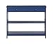 Convenience Concepts Oxford 1 Drawer Console Table with Shelves, Cobalt Blue