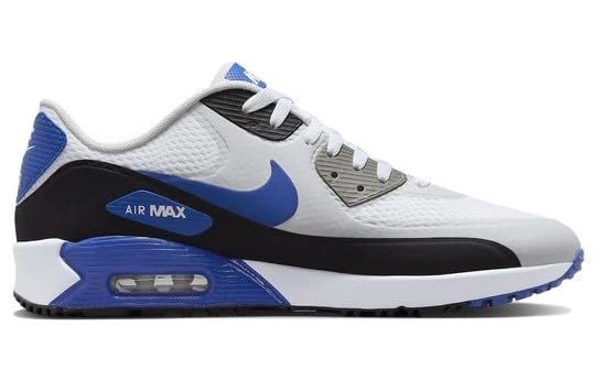 Nike Men's Air Max 90 G Golf Shoe TB White/Game Royal-Black (DX5999 141) - 112