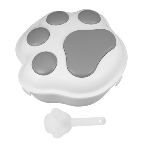 Toyvian Airtight Dog Food Storage Container with Lid Capacity Pet Food Holder for Dogs and Cats Decorative and Sealed Storage Bin for Treats Snacks and Kibble Easy to Clean