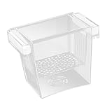 KESOTO Fischzuchtbox mit Trennwand für Die Aufzucht von Fischen, Quadrat