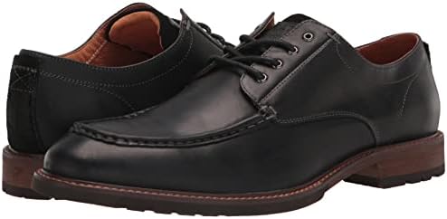 Florsheim Men's Chalet Moc Toe Oxford, Black Crazy Horse, 8 | Image 6