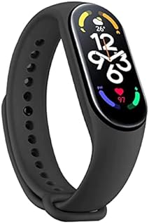 Xiaomi Smart Band 7 Fitness Aktivitätstracker, 1,62" AMOLED Display, 14 Tage Akkulaufzeit, SpO2 Tracking Schlaf-und Pulsüberwachung, Stressüberwachung, 120+ Trainings Modi, 5ATM, Mi Fit App, Schwarz