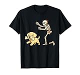 Photo Gallery halloween cane scheletro insegue labrador retriever maglietta Photo Gallery halloween cane scheletro insegue labrador retriever maglietta