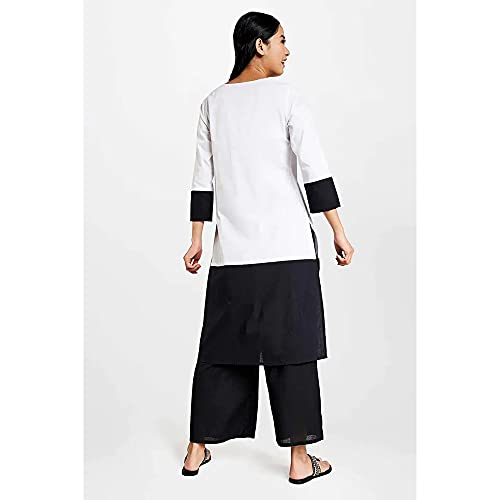 Image of global desi Women's Cotton Regular Tunic Shirt