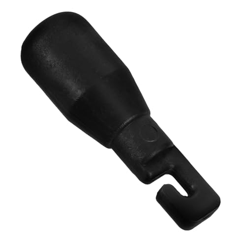 IWOWHERO Cane Head for The Blind Replacement Crutch Pads Walking Cane Tip Blind Stick Hand Grip Crutch Supply Replacement Cane Tip Compact Cane Tip Crutch Tip Crutch Accessory Black Plastic