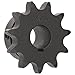 MARTIN SPROCKET & GEAR INC 40BS18 1 1/2 Keyway, Roller Chain Sprocket, 3.14 INCH Outer Diameter, Steel, 1/2 INCH Pitch, 1-1/2 INCH BORE Diameter, Type BS, NO.40 Chain, 2 SETSCREWS, 1 INCH Length Thru