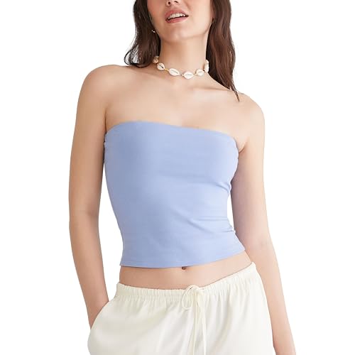 Aeropostale Women's Everyday Tube Top, Lavender Lustre, Small