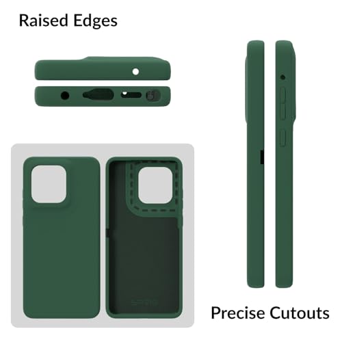 Image of SPRIG Compatible with Moto Edge 60 Stylus Premium SilkTone Back Cover Drop Tested Shock Proof Mobile Case for Men, Women, Boys and Girls with Camera Protection (Green)