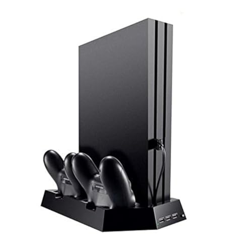 Dispone di 2 ventole incorporate per mantenere la console di gioco fresca e calma, senza più surriscaldamento dopo lunghe ore di gioco.