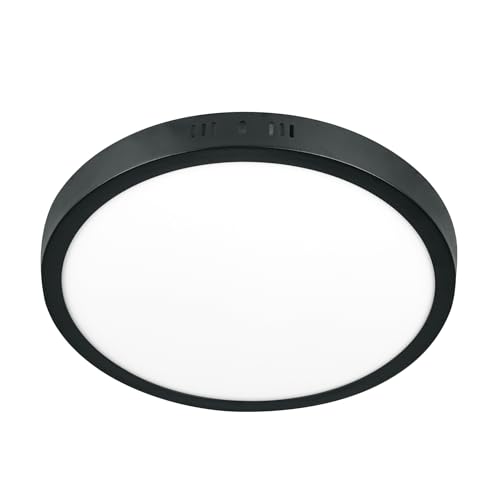 La Mejor Selección de De plafon los 5 mejores. 47 Volteck Lait PLA-227L, Luminario de LED 18 W redondo tipo plafón luz de día color negro