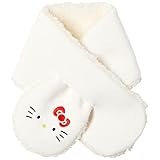 [オカモト] ハローキティ マフラー ネックウォーマー ティペット サンリオ キャラクター 防寒 318-885 キッズ ホワイト 80cm×12cm