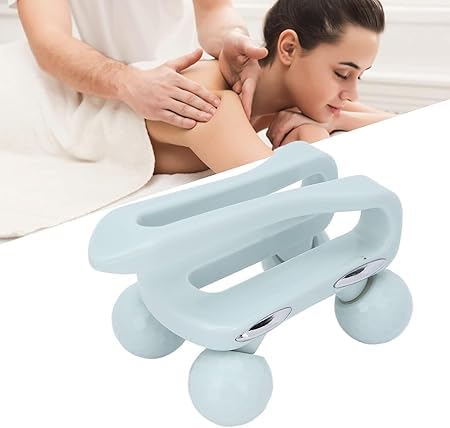 Body Massage – Four wheel manual trigger point massage equipment, muscle acupressure handheld total roller for back neck foot calf calf leg arm deep tissue main and women (1 pack) Body Massage – Four wheel manual trigger point massage equipment, muscle acupressure handheld total roller for back neck foot calf calf leg arm deep tissue main and women (1 pack)