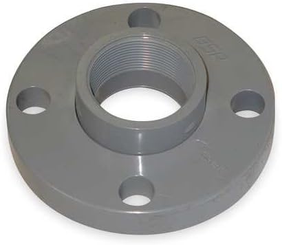 Spears 855-030 PVC Schedule 80 Van Stone Pipe Flange, Glass-Filled Ring, FIPT, 3-Inch
