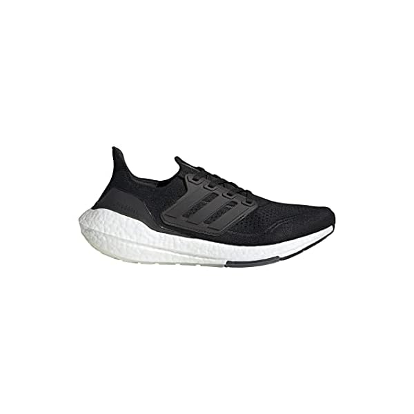 adidas-Womens-Ultraboost-21-Running-Shoe adidas Women's Ultraboost 21 Running Shoe, Black/Black/Grey, 9