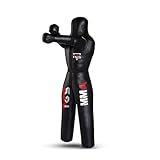 PGS Leather Grappling Dummy for Judo Karate Jiu Jitsu Martial Arts Punching Bag for Wrestling Training MMA BJJ Brazilian-UNFILLED (6FT - 70