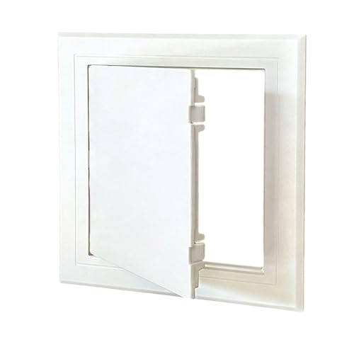 Porte d'accès ABS blanche à charnière et texture lisse pour mur