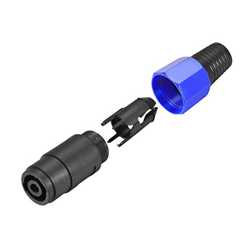 uxcell Adaptador Conector SpeakOns Hembra 4 polos 5 pzas miniatura 4