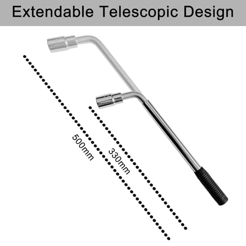 Attelle de roue télescopique en acier carbone chrome robuste et durable