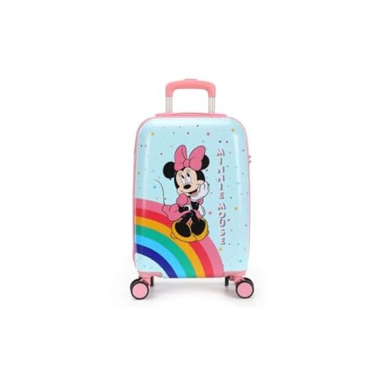 Mala de Viagem Pequena Bordo Minnie Arco Iris - Luxcel