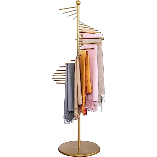 Porte-écharpes en spirale pour placards encombrés et suspension de hijabs