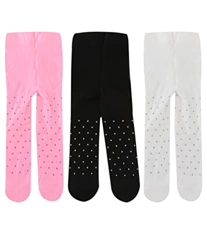 SIRRI Baby Girls Polka Dotted Microfiber Tight Casual Formal Stocking3