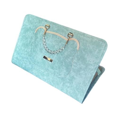 Pochette pour ordinateur 13 pouces bleu antichoc et étui compact en cuir PU - 7