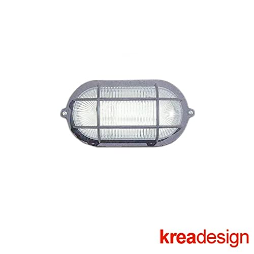 Kreadesign Eco-60 Grigio Lampada da Parete