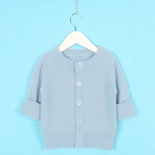Toddler Boys Girls Knitted Sweater Cardigan Autumn Winter Soft Sweater Kids Solid Single Breasted Long Sleeve Tops3