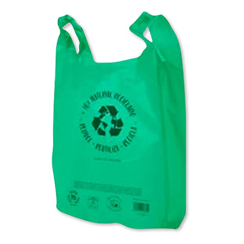 750 bolsas de plastico reciclables, reutilizables Bolsa resistentes recicladas, muy resistentes y ecosostenibles (750 uds (50x60) verdes) Cover