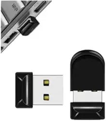 Mini Pen Drive USB 4GB, Portátil, Design Compacto, Compatível com Computador, Tablet, Carro e Caixa de Som, Preto