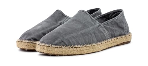Natural World Eco 325E Old Trebol - Alpargatas de Algodón Orgánico | Suela de Yute Natural | Fabricadas en España | Veganas