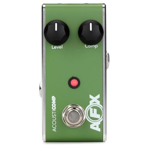 Fishman, Pedal de previo de guitarra - Mini pedal compresor AFX AcoustiComp