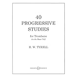 40 progressive studies for trombone (in the bass clef)
