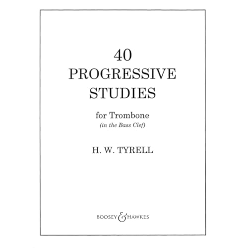 40 Progressive Studies - for Trombone in the Bass Clef - BH Chamber Music