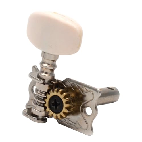 WEKADRIN 6 piezas Clavijas de Afinación Vintage para Guitarra y Ukulele de Izquierda Derecha Repuesto...