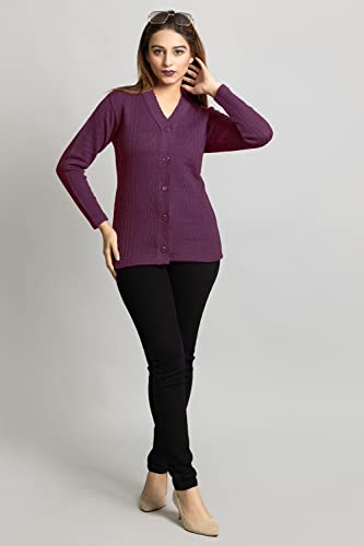 Image of HIFZAA Sweater Cardigan for Women Winter Sweaters for Ladies Plus Size M to 6XL