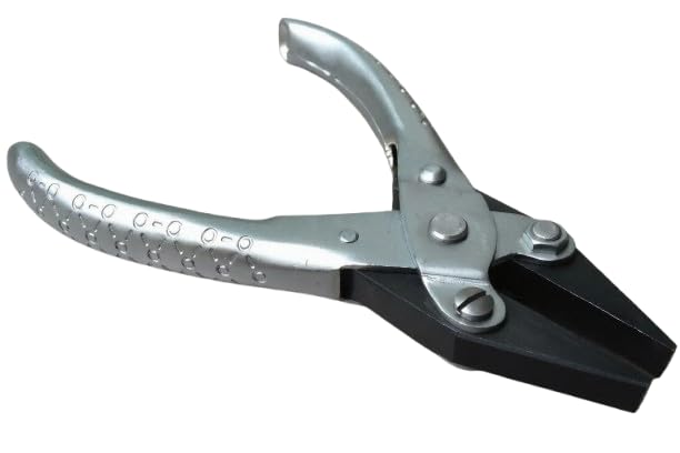 Parallel Action Flat Nose Pliers, Smooth Jaws, 140mm, Without Spring, 5.5-Inch Jewelry Craft Tool