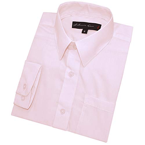 Boy's Long Sleeves Solid Dress Shirt #JL32