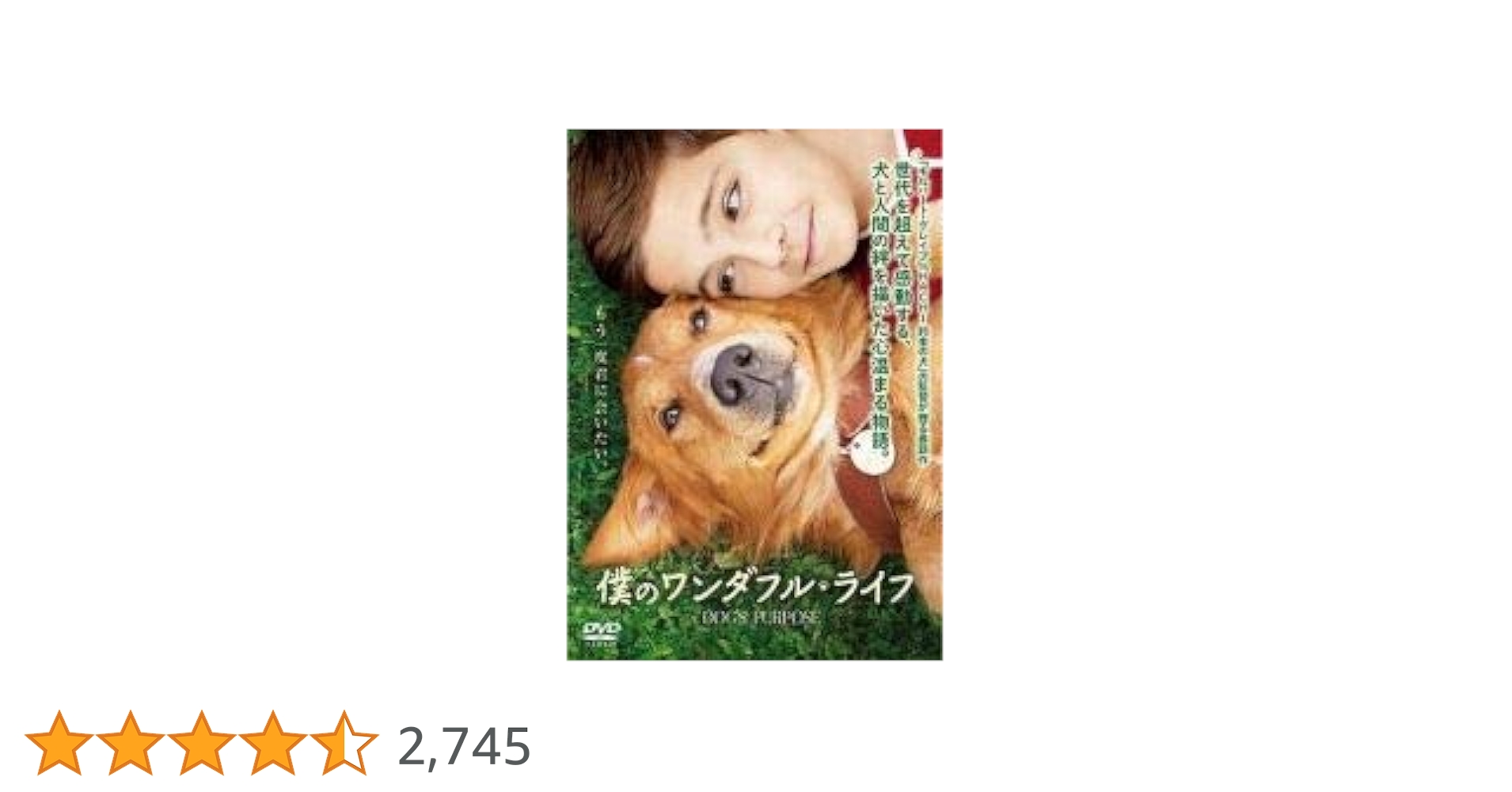 (未使用･未開封品)　僕のワンダフル・ライフ [DVD] bt0tq1u Amazon.co.jp: 僕のワンダフル・ジャーニー 僕のワンダフル