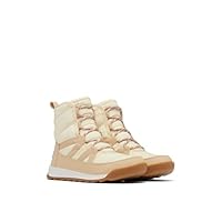 SOREL Women's Whitney ll Plus Lace Waterproof Boot - Honey White, Ceramic - 8
