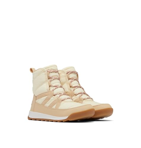 SOREL Women's Whitney ll Plus Lace Waterproof Boot - Honey White, Ceramic - 8