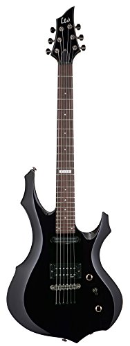 ESP LTD F10 Electric Guitar with Gig Bag, Black