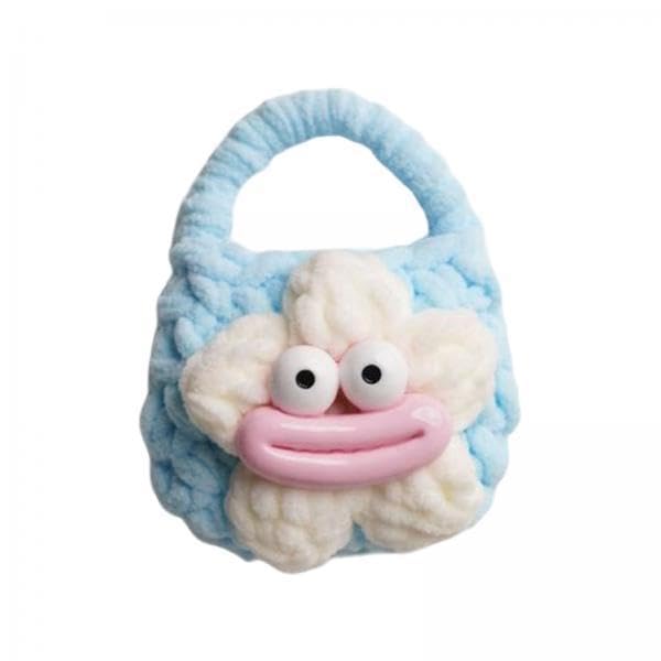 Enakshi® 6xEarphone Case Cover Handmade Knitted Mini Handbag Crochet Knitted Cable Pouch Blue|Clothing Shoes & Accessories | Kids Clothing Shoes & Accs | Girls Accessories | Key Chains-image-26