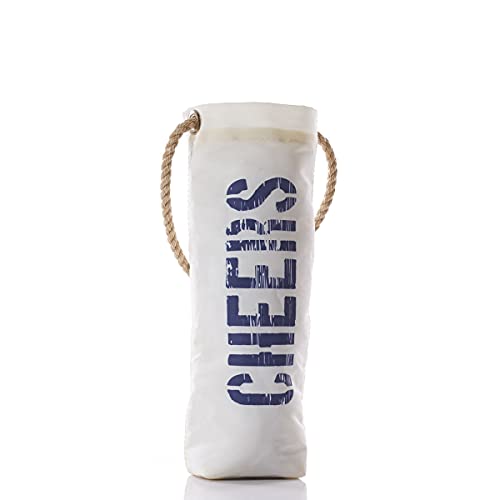 Sea Bags Recycled Sail Cloth Cheers Wine Bag â€“ Wine Gift Bag â€“ Wine Bottle Bag â€“ Wine Carrier Bag â€“ Wine Tote Bag