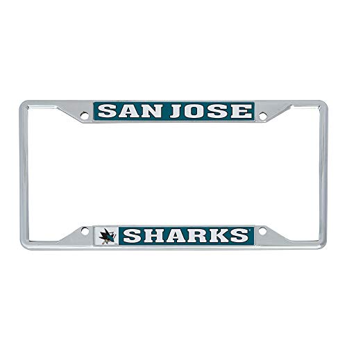 Desert Cactus San Jose Sharks Car Accessories NHL Team National Hockey League Metal License Plate Frame and Tag Holder for Front or Rear of Car (Traditional)
