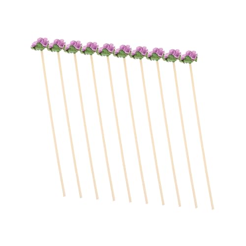 Set de 10 varillas de aroma de ratán natural para difusor miniatura 1