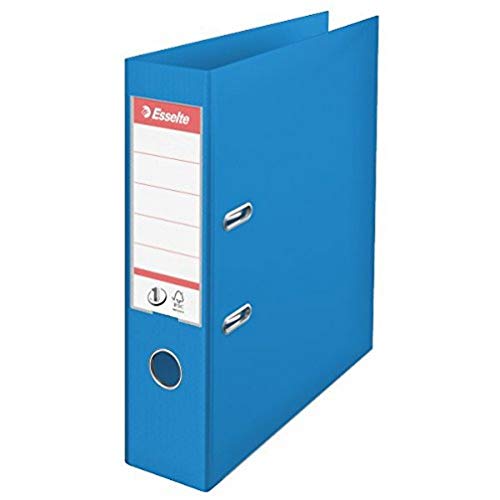 Esselte A4 Lever Arch File, Blue, 72mm Spine, Plastic, Vivida Range, 624067