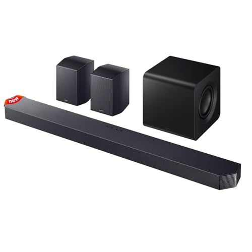 Image of Samsung HW-Q930F Soundbar 9.1.4ch Dolby Atmos DTS:X with Wireless Subwoofer & Rear Speakers, Q-Symphony, HDMI eARC, Bluetooth Home Theater Sound System for TV