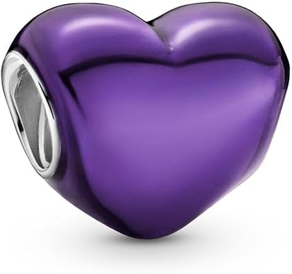 Silver Family Moments Love Heart Charm for Pandora Charm Bracelets.