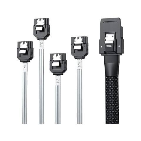 10Gtek SFF-8087 to 4x SATA Cable Cover